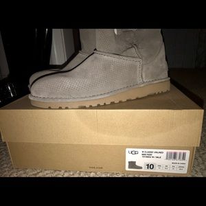 UGG Mini Perforated Boot  **Never Worn**